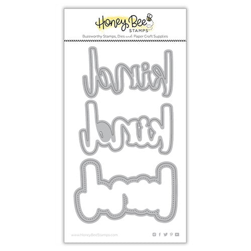 Simon Says Stamp! Honey Bee KIND BUZZWORD Dies hbds-412