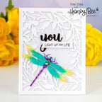 Simon Says Stamp! Honey Bee SECRET GARDEN A2 COVERPLATE Die hbds-sgdn