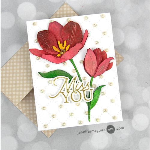 Simon Says Stamp! Honey Bee LOVELY LAYERS TULIPS Dies hbds-lltlp | color-code:ALT03