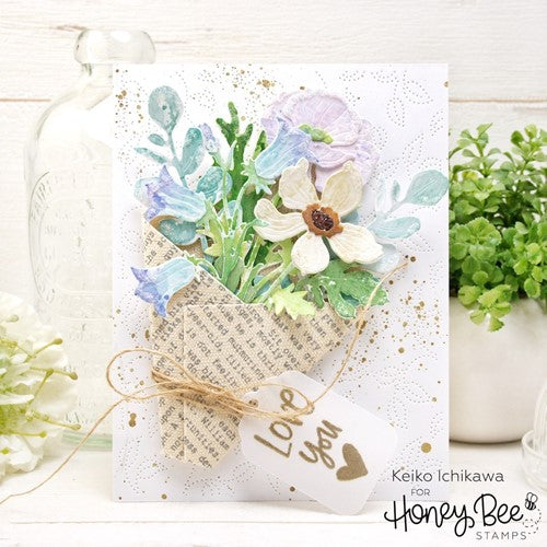 Simon Says Stamp! Honey Bee LOVELY LAYERS GREENERY Dies hbds-llgrn | color-code:ALT08