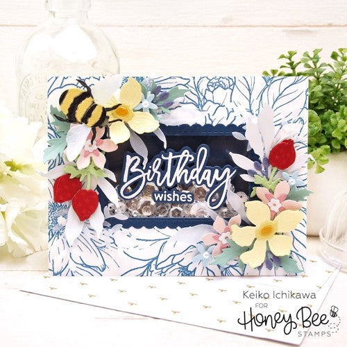 Simon Says Stamp! Honey Bee WHIMSICAL SPRING FLOWERS Dies hbds-wmsf | color-code:ALT08