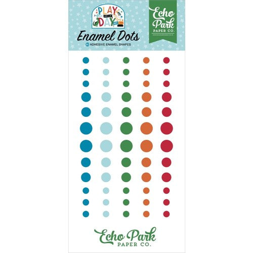 Simon Says Stamp! Echo Park PLAY ALL DAY BOY Enamel Dots pab269028*