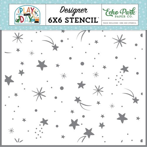Simon Says Stamp! Echo Park SHOOT FOR THE STARS 6 x 6 Stencil pab269034*