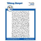 Simon Says Stamp! Whimsy Stamps IT'S RAINING Stencil WSS102c