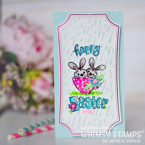 Simon Says Stamp! Whimsy Stamps IT'S RAINING Stencil WSS102c