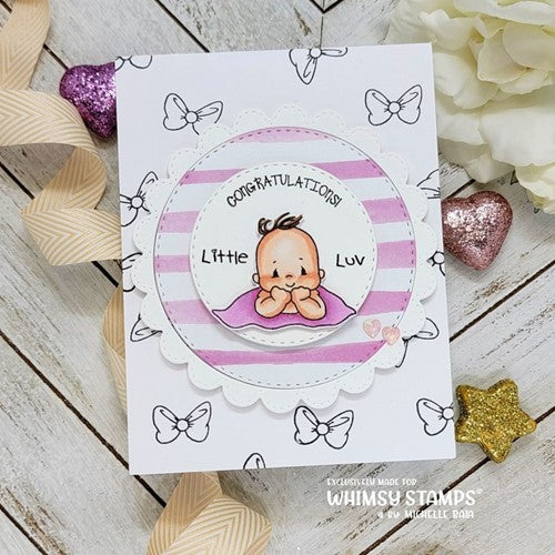 Simon Says Stamp! Whimsy Stamps BABIES FROM ABOVE Clear Stamps C1388