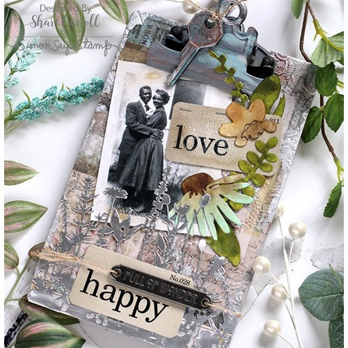 Simon Says Stamp! Tim Holtz Sizzix MODERN FLORISTRY Thinlits Dies 665853 | color-code:ALT7