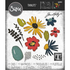 Simon Says Stamp! Tim Holtz Sizzix MODERN FLORISTRY Thinlits Dies 665853