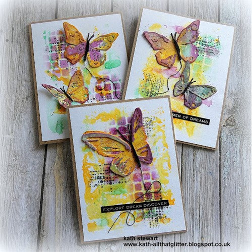 Simon Says Stamp! Tim Holtz Sizzix BRUSHSTROKE BUTTERFLIES Thinlits Dies 665848 | color-code:ALT3