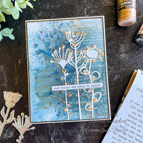 Simon Says Stamp! Tim Holtz Sizzix ARTSY STEMS Thinlits Dies 665846 | color-code:ALT9