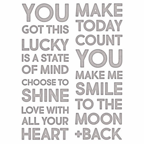 Simon Says Stamp! Tim Holtz Sizzix BOLD TEXT 2 Thinlits Dies 665925