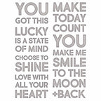 Simon Says Stamp! Tim Holtz Sizzix BOLD TEXT 2 Thinlits Dies 665925