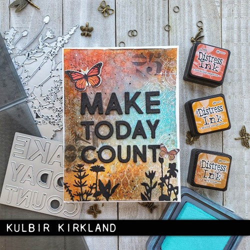 Simon Says Stamp! Tim Holtz Sizzix BOLD TEXT 2 Thinlits Dies 665925