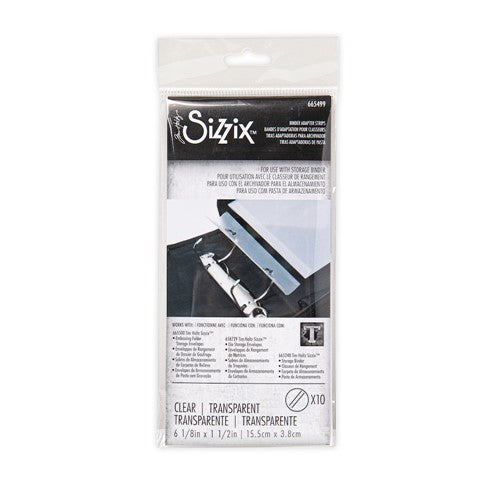 Simon Says Stamp! Tim Holtz Sizzix BINDER ADAPTER STRIPS Storage Accessory 665499