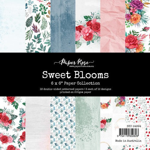 Simon Says Stamp! Paper Rose SWEET BLOOMS 6x6 Paper Pack 24994*