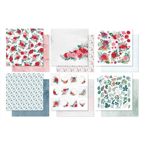 Simon Says Stamp! Paper Rose SWEET BLOOMS 6x6 Paper Pack 24994*