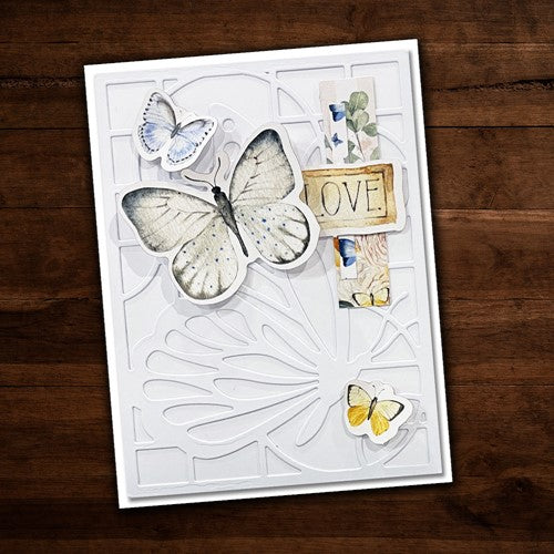Simon Says Stamp! Paper Rose BUTTERFLY GARDEN Die Cuts 25120