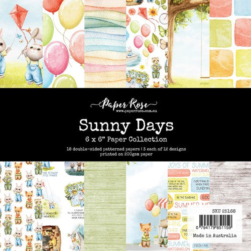 Simon Says Stamp! Paper Rose SUNNY DAYS 6x6 Paper Pack 25168