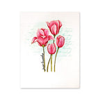 Simon Says Stamp! Penny Black Cling Stamps LETTER BACKGROUND 40-780