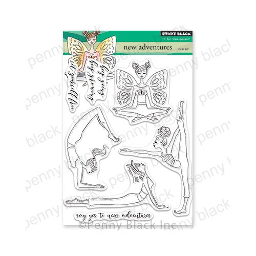 Simon Says Stamp! Penny Black Clear Stamps NEW ADVENTURES 30-902
