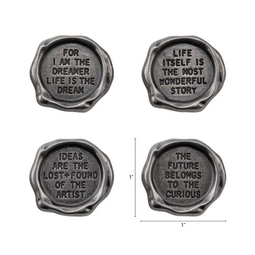 Simon Says Stamp! Tim Holtz Idea-ology QUOTE SEALS th94236