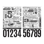 Simon Says Stamp! Tim Holtz Idea-ology REMNANT RUBS LABELED th94237