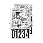 Simon Says Stamp! Tim Holtz Idea-ology REMNANT RUBS LABELED th94237