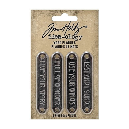 Simon Says Stamp! Tim Holtz Idea-ology WORD PLAQUES th94246