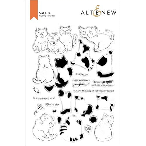 Simon Says Stamp! Altenew CAT LIFE Clear Stamps ALT6955