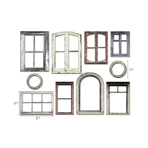 Simon Says Stamp! Tim Holtz Idea-ology BASEBOARDS WINDOW FRAMES th94248