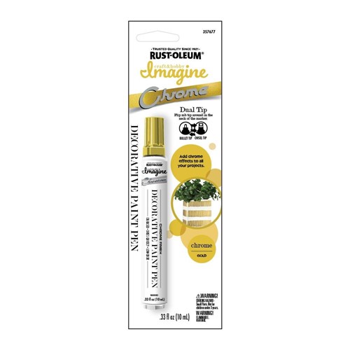 Simon Says Stamp! Rust-Oleum GOLD CHROME Dual Tip Paint Pen 357677