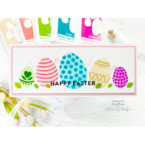 Simon Says Stamp! Simon Says Stamp Stencils LAYERING EGGS ssst211626 | color-code:ALT1