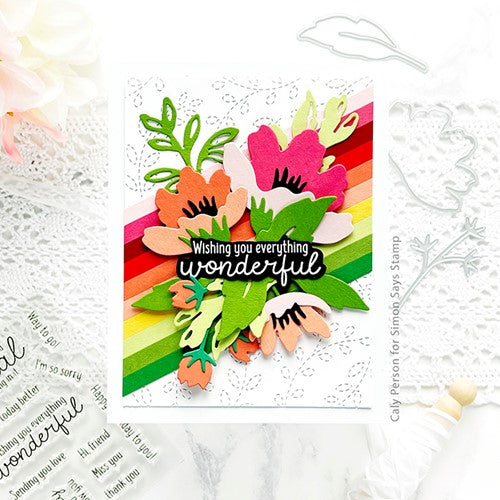 Simon Says Stamp! Concord & 9th STITCHED VINES CARD FRONT Die 11339 | color-code:ALT5