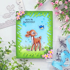 Simon Says Stamp! Whimsy Stamps WILD FLOWER GRASS Clear Stamps CWSD406