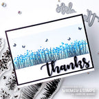 Simon Says Stamp! Whimsy Stamps WILD FLOWER GRASS Clear Stamps CWSD406