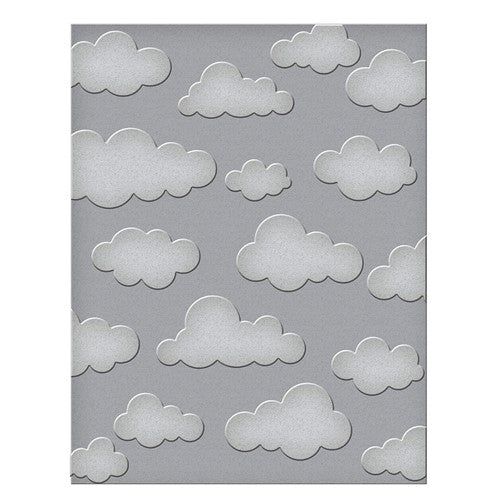 Simon Says Stamp! SES-028 Spellbinders HEAD IN THE CLOUDS Embossing Folder