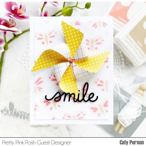 Simon Says Stamp! Pretty Pink Posh LAYERED BUTTERFLIES Stencils