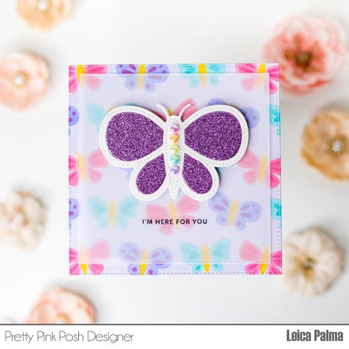 Simon Says Stamp! Pretty Pink Posh BUTTERFLY SHAKER Die