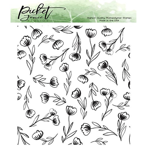 Simon Says Stamp! Picket Fence Studios BLOSSOMS Clear Stamps f169*