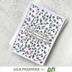 Simon Says Stamp! Picket Fence Studios BLOSSOMS Clear Stamps f169*