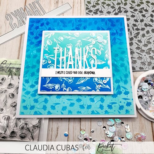 Simon Says Stamp! Picket Fence Studios BLOSSOMS Clear Stamps f169*