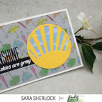 Simon Says Stamp! Picket Fence Studios MORNING SUNLIGHT Slim Line Die Insert sdcs145*