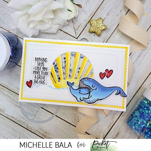 Simon Says Stamp! Picket Fence Studios MORNING SUNLIGHT Slim Line Die Insert sdcs145*