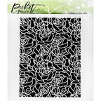 Simon Says Stamp! Picket Fence Studios ROSE LINES Stencil sc298*
