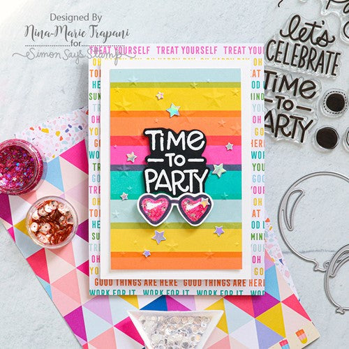 Simon Says Stamp! Simon Says Stamp LIFE IS A PARTY Wafer Dies sssd112453c | color-code:ALT1