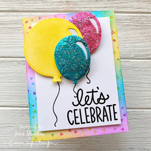 Simon Says Stamp! Simon Says Stamp BALLOON TRIO Wafer Dies sssd112607 | color-code:ALT0