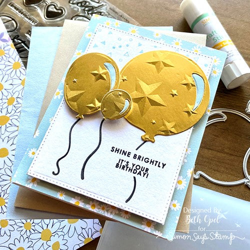Simon Says Stamp! Simon Says Stamp BALLOON TRIO Wafer Dies sssd112607 | color-code:ALT1