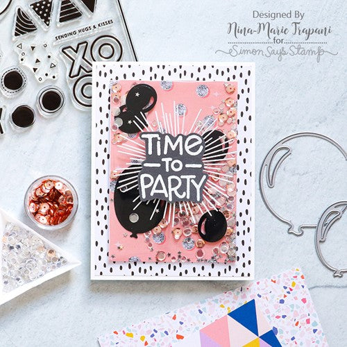 Simon Says Stamp! Simon Says Stamp BALLOON TRIO Wafer Dies sssd112607 | color-code:ALT21