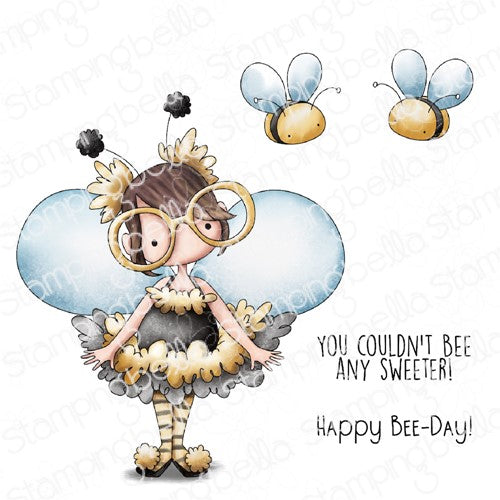 Simon Says Stamp! Stamping Bella TINY TOWNIE BUSY BEE Cling Stamps eb1104