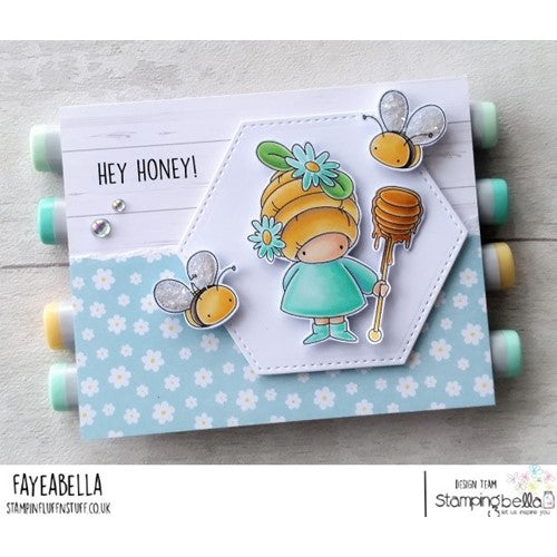 Simon Says Stamp! Stamping Bella BUNDLE GIRL BEEKEEPER Cling Stamps eb1123